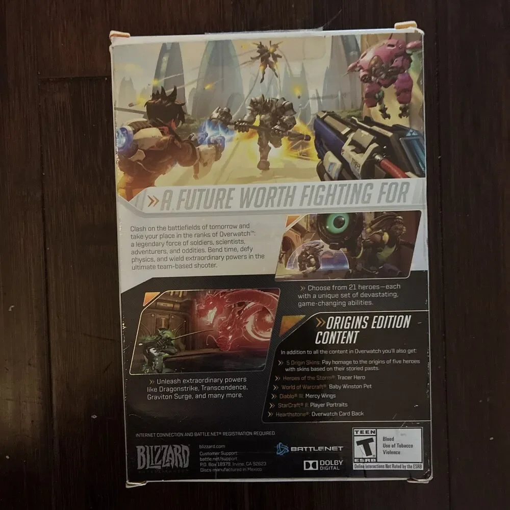 Overwatch Origins Edition PC Game Boxed Set Windows 2016 Blizzard